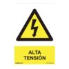 Cartel peligro "alta tension" (pvc 0.7mm) 30x40cm normaluz