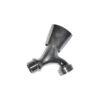 Grifo de lavadora basico 1 salida v/metal cromo 1/2" - 3/4" (envasado)