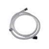 Flexo de ducha blanco/cromo 1,5 m