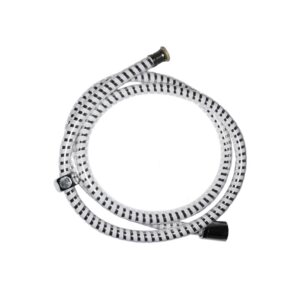 Flexo de ducha blanco/cromo 1,5 m