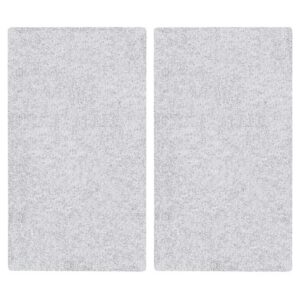 Placas cobertoras de vidrio transparente 30 x 52 cm, 2 uds