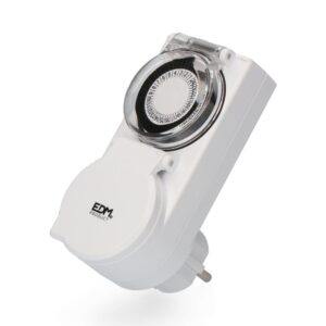 Programador diario analógico ip44 230 v 50 hz 16 a