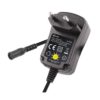 Alimentador electrónico 12v 600 mah 7,2w de selector regulable de 3v a 12v