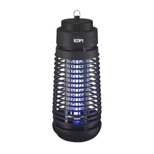 Mata insectos eléctrico 1 x 6w, color negro, 25 m², ø12 x 30 cm