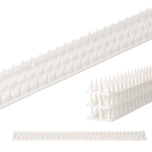 Disuasorio para gatos, pvc, color blanco 50 cm, 6 uds