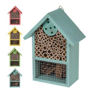 Hotel de insectos colores surtidos, 15 x 8 x 20 cm