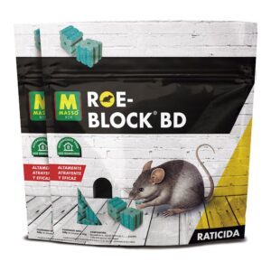 Raticida roe-block 260 g + 260 g