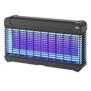 Mata insectos profesional electrónico con led, color negro, 13w 300 m² 47 x 10 x 26,3 cm