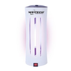 Atrapa insectos voladores con luz uv y trampa adhesiva, 9 w, ø12 x 29,7 cm