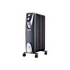 Radiador sin aceite 500 / 1000 / 1500 w con 8 elementos modelo black edition