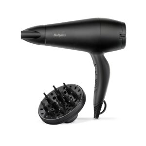Secador de pelo con difusor negro smooth 2000 w