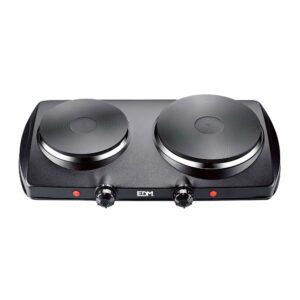 Cocina electrica 2 fuegos ce/a13 1400 w negra