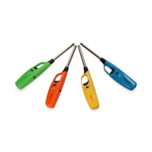 Encendedor recargable fashion longneck bbq, colores surtidos euro/u