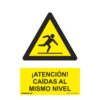 Señal riesgo caída al mismo nivel, pvc, 21 x 30 cm