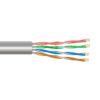 Cable utp rigido categoria 6 n° pares 4 uso profesional alta velocidad 10/100/1000 mbs euro/m