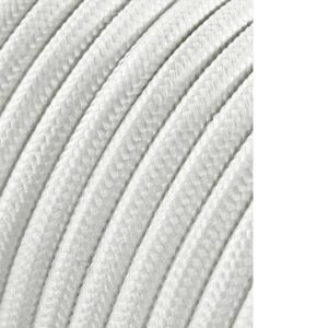 Carrete cable cordón tubular h03vv-f 2 x 0,75 mm² blanco, 25 m