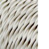 Carrete cable textil trenzado h03vv-f 2 x 0,75 mm² algodón, 25 m