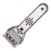 Rascador para vitrocerámica de acero inoxidable 13,4 x 4,5 cm
