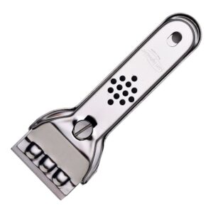 Rascador para vitrocerámica de acero inoxidable 13,4 x 4,5 cm