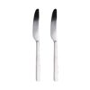 Cuchillo de acero inoxidable reciclado brillo earth, blister 2 uds