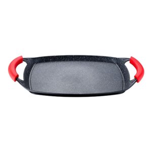 Asador aluminio forjado inducción toledo 37 x 23,5 cm