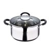 Olla 5 l de acero inoxidable con tapa foodies ø24 x 12 cm