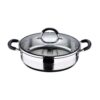 Tartera acero inoxidable con tapa foodies ø28 x 7,5 cm