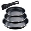 Set 3 sartenes click & cook ø18 / ø20 / ø24 cm