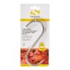 Ganchos carnicero inoxidable 18/8, 14 cm de longitud, blíster 3 unidades