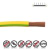 Cablecillo h07z1-k 1,50 mm² bicolor euro/m