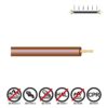Cablecillo h07z1-k 6,00 mm² marrón euro/m