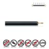 Cablecillo h07z1-k 6,00 mm² negro euro/m