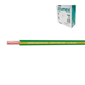 Cablecillo h07z1-k(as) 6,0 mm² amarillo/verde euro/m