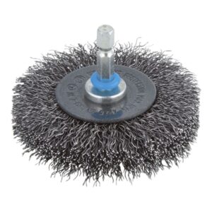 Cepillo de disco de alambre de acero ø75 x 16 mm