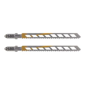 Hoja de sierra de calar hcs 100 mm, vástago t madera corte fino 2 uds