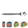 Caja 100 unid. tornillo madera avellanado pz r/parc ref vloxp ø5x90mm zincado
