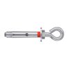 Anclaje metálico fsl 10 acabado hembrilla cerrada m8 x 60 mm, bolsa 4 uds