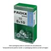 Caja s 10 unid. tornillo metrica cp m 5x10mm fadix