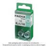 Caja s 12 unid. arandela plana cinc 8,4x16mm fadix