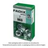 Caja s 7 unid. tuerca con autofreno cinc m 8 fadix