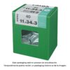 Caja l 40 unid. arandela ancha cinc 11,0x34x3mm fadix