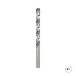 Broca hss4341 para metal rectificada, ø2,50 x 57,00 mm, 5 uds