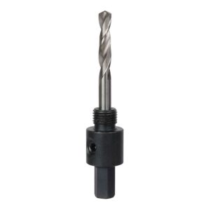 Mandril para sierras de corona bimetálica de 32 a 200 mm, vástago hexagonal de 11 mm - 7/16 pulg