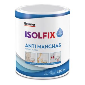 Pintura al agua isolfix anti manchas blanco 750 ml