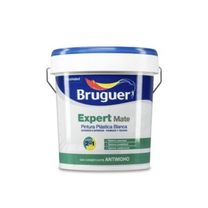 Pintura plástica acrílica estirenada interior/exterior, antimoho expert, blanco mate, 750 ml