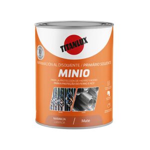 Imprimación sintética antioxidante minio naranja mate 750 ml