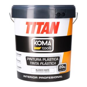 Pintura plástica vinílica interior blanco mate 20 kg