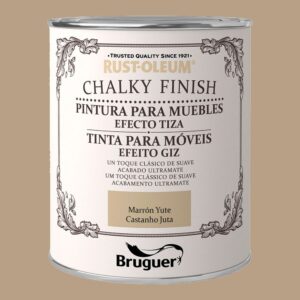 Rust-oleum chalky finish muebles marron yute 750 ml