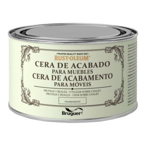 Rust-oleum chalky finish cera para muebles transparente 400 ml