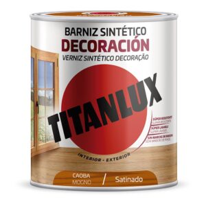 Barniz sintético decoración caoba satinado 750 ml